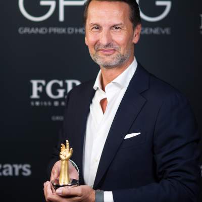 Maximilian Büsser,  Owner and creative director of MB&F, winner of the Challenge Watch Prize 2022