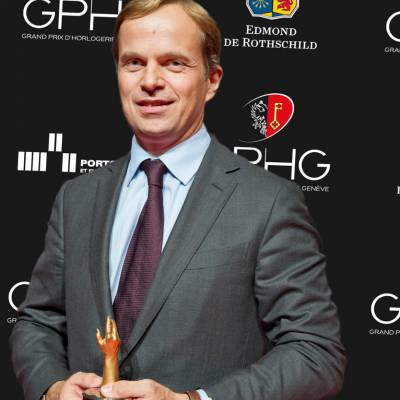 Jean-Frédéric Dufour, CEO de Zenith, marque lauréate du Prix de la Petite Aiguille 2012