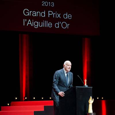 Discours de Michele Sofisti, CEO de Girard-Perregaux, marque lauréate du Grand Prix de L’aiguille d’Or 2013