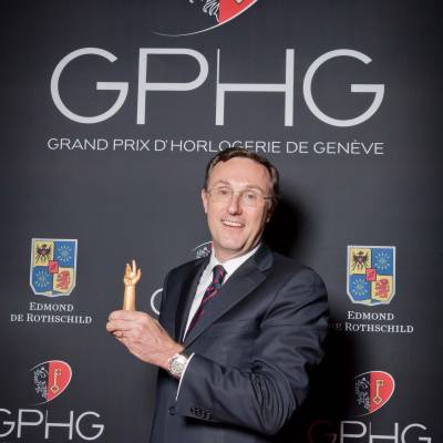 Philippe Peverelli, CEO of Tudor, winner of the « Revival » Prize 2013