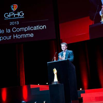 Discours de Romain Gauthier, fondateur de la marque éponyme, lauréate du Prix de la Complication pour Homme 2013