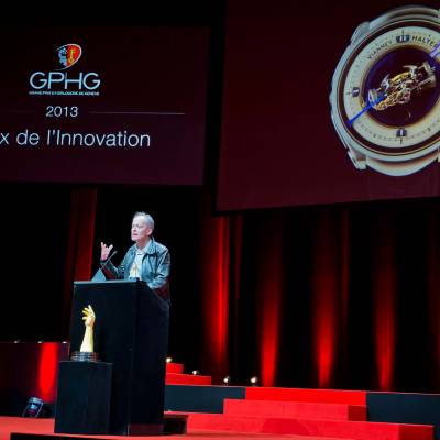 Discours de Vianney Halter, fondateur de la marque éponyme, lauréate du Prix de l’Innovation 2013