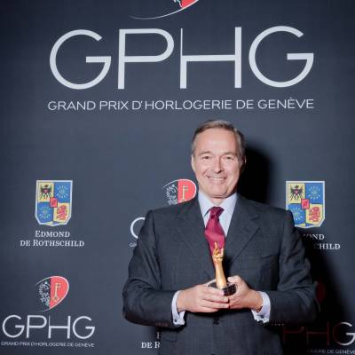  Karl-Friederich Scheufele, co-president of Chopard, winner of Jewellery Watch Prize 2013