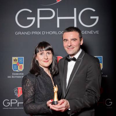 Maria et Richard Habring, CEOs de la marque Habring2, marque lauréate du Prix de la Petite Aiguille 2013