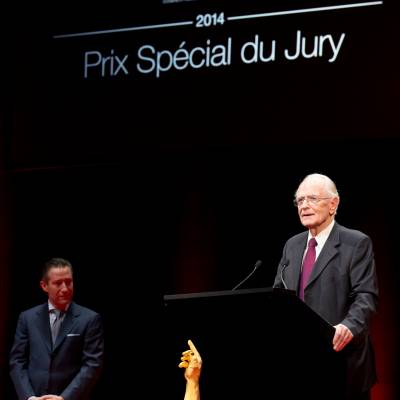  Aurel Bacs (Président du jury) et Walter Lange (Fondateur de A. Lange & Söhne et lauréat du Prix Spécial du Jury 2014)