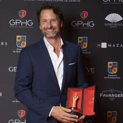 Maximilien Büsser, (Propriétaire et Directeur créatif de MB&F, lauréat du Prix de la Montre Calendrier 2016)