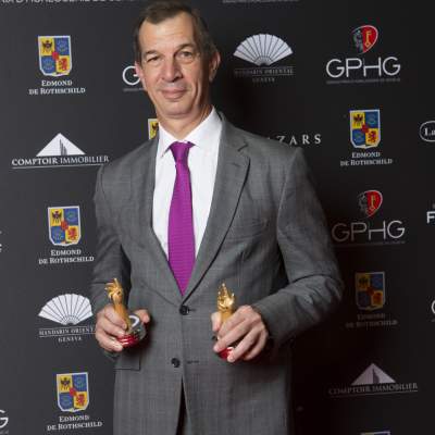Philippe Léopold-Metzger (CEO de Piaget, lauréat du Prix de la Montre Métiers d’Art 2016 et du Prix de la Montre Dame 2016)
