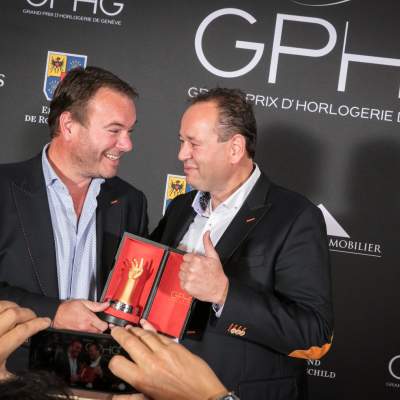 Tim et Bart Grönefeld (Co-fondateurs de Grönefeld, lauréat du Prix de la Montre Homme 2016)