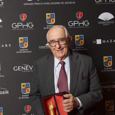 Jack Heuer (Honorary Chairman of TAG Heuer, winner of the Revival Watch Prize) 