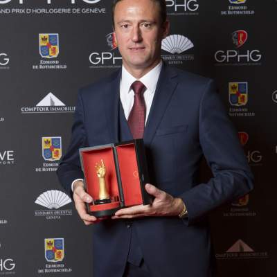 Eric Pirson (Directeur de Tudor, lauréat du Prix de la Petite Aiguille 2016)