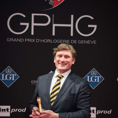 Stephen Forsey (Co-Fondateur de Greubel Forsey, lauréat du Prix de la Montre Calendrier 2017)
