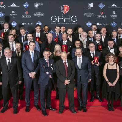 The winners and the members of the jury