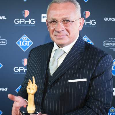 Pascal Raffy, Owner of Bovet 1822, winner of the "Aiguille d'Or" Grand Prix 2018