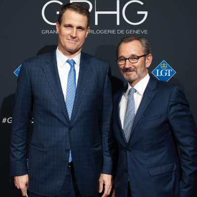 S.A.S. Prince Hubertus von und zu Liechtenstein and Raymond Loretan, President of the GPHG Foundation