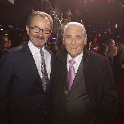 Carlo Lamprecht, former President of the GPHG Foundation and Raymond Loretan, President of the GPHG Foundation