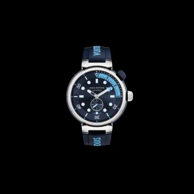 Louis Vuitton, Tambour Street Diver Skyline Blue, winning watch of the Diver’s Watch Prize 2021
