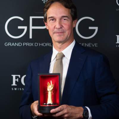  Laurent Dordet, Hermès Horloger CEO, winner of the Ladies’ Complication Watch Prize 2022