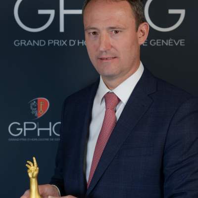 Eric Pirson, Tudor Watches CEO, winner of the Challenge Watch Prize 2019