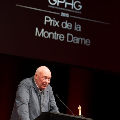  Jean-Claude Biver (Président de la Division Montres du Groupe LVMH et Chairman de Hublot, marque lauréate du Prix de la Montre Dame 2015)