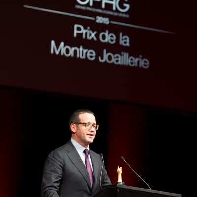 François Bennahmias (CEO of Audemars Piguet, winner of the Jewellery Watch Prize 2015)