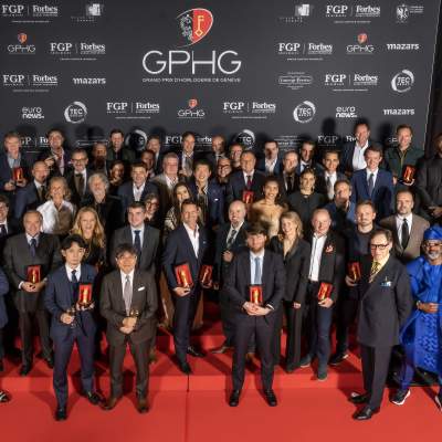 The winners and the members of the Jury