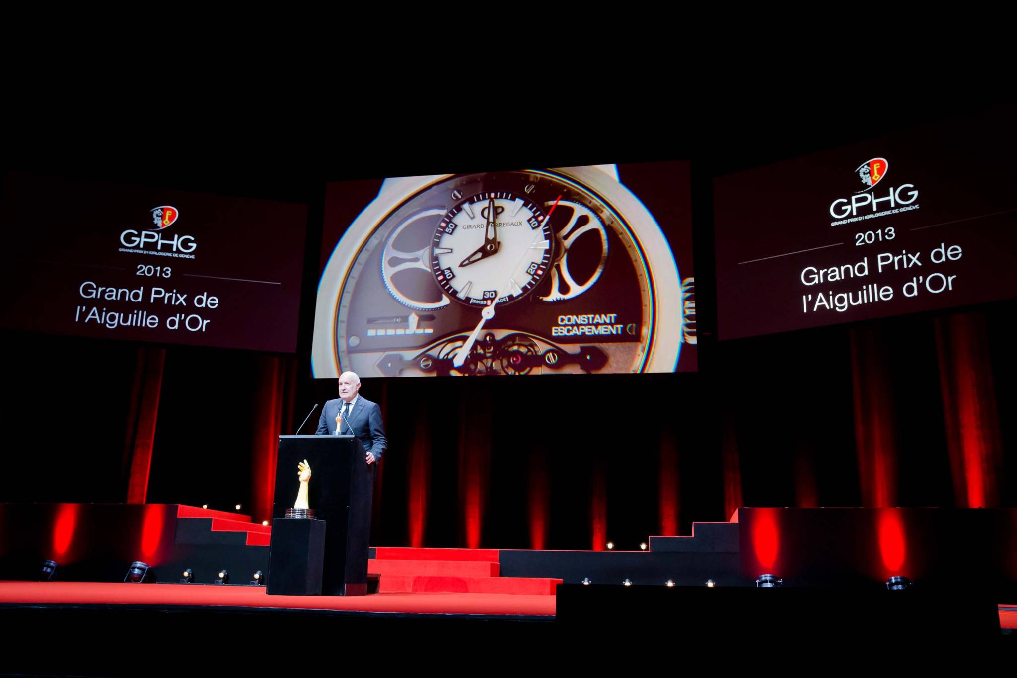 Speech of Michele Sofisti, CEO of Girard-Perregaux, winner of the « Aiguille d’Or » Grand Prix 2013