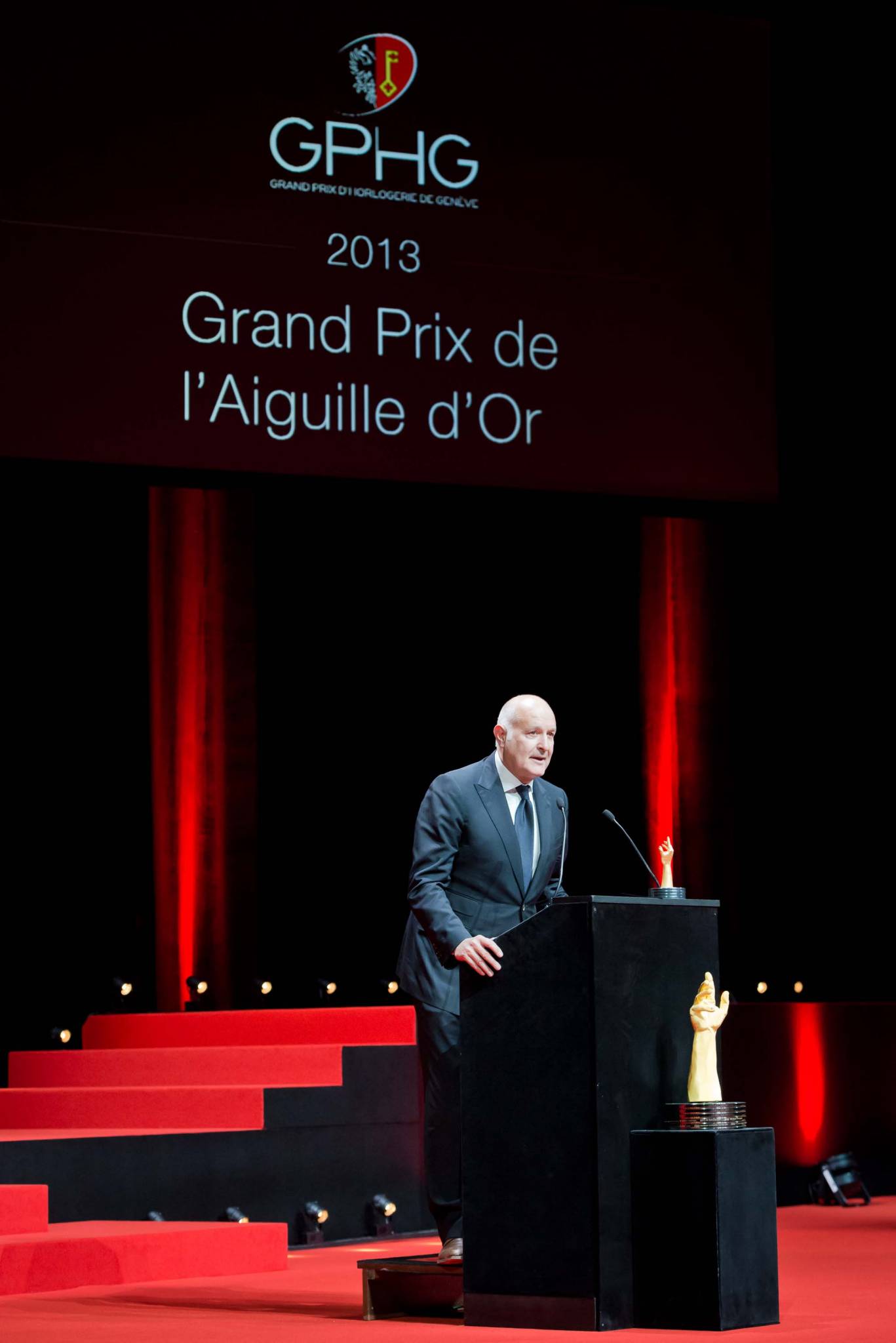 Speech of Michele Sofisti, CEO of Girard-Perregaux, winner of the « Aiguille d’Or » Grand Prix 2013