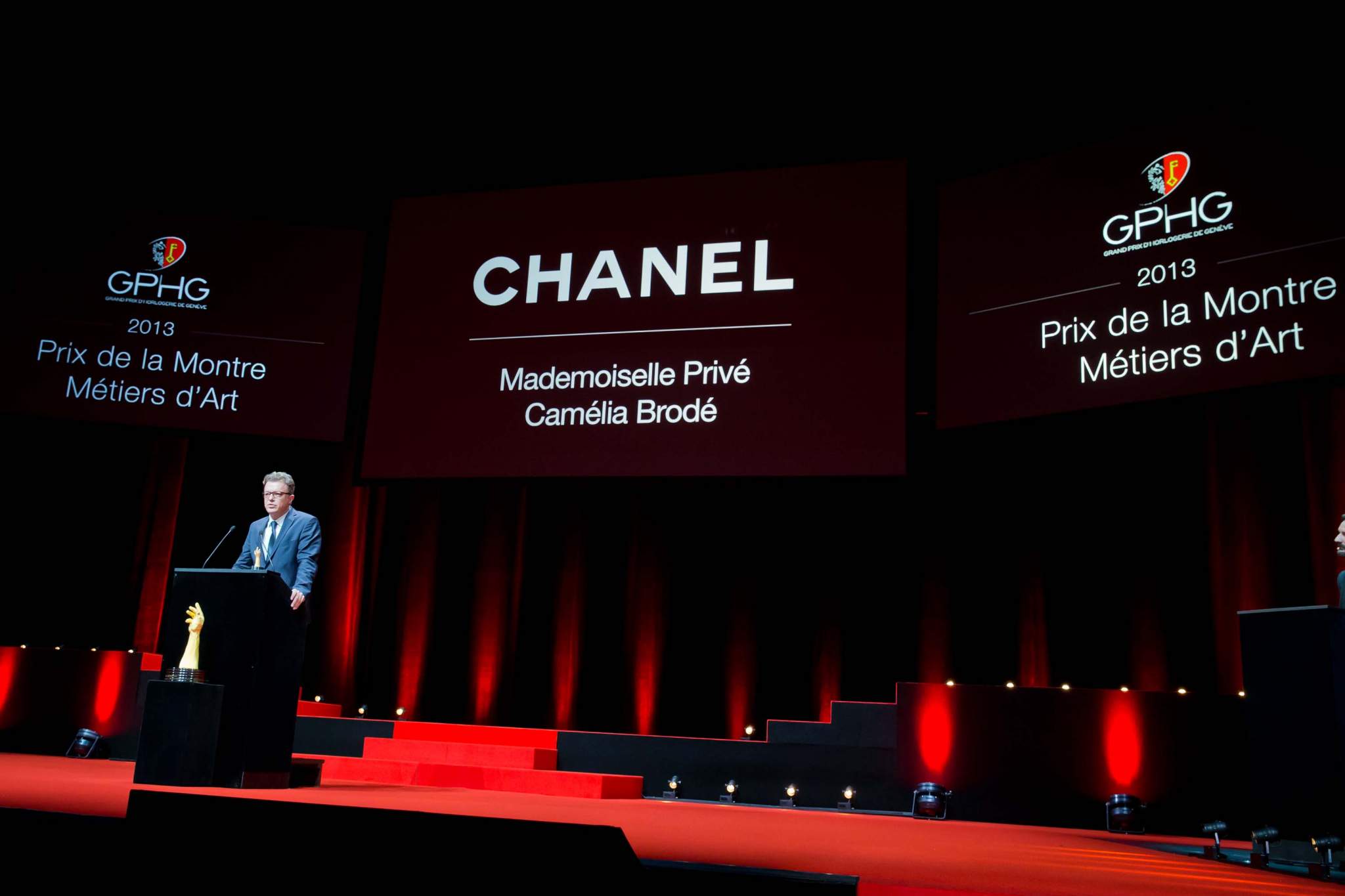 Speech of Nicolas Beau, International watch director of Chanel, winner of the Artistic Crafts Watch Prize 2013