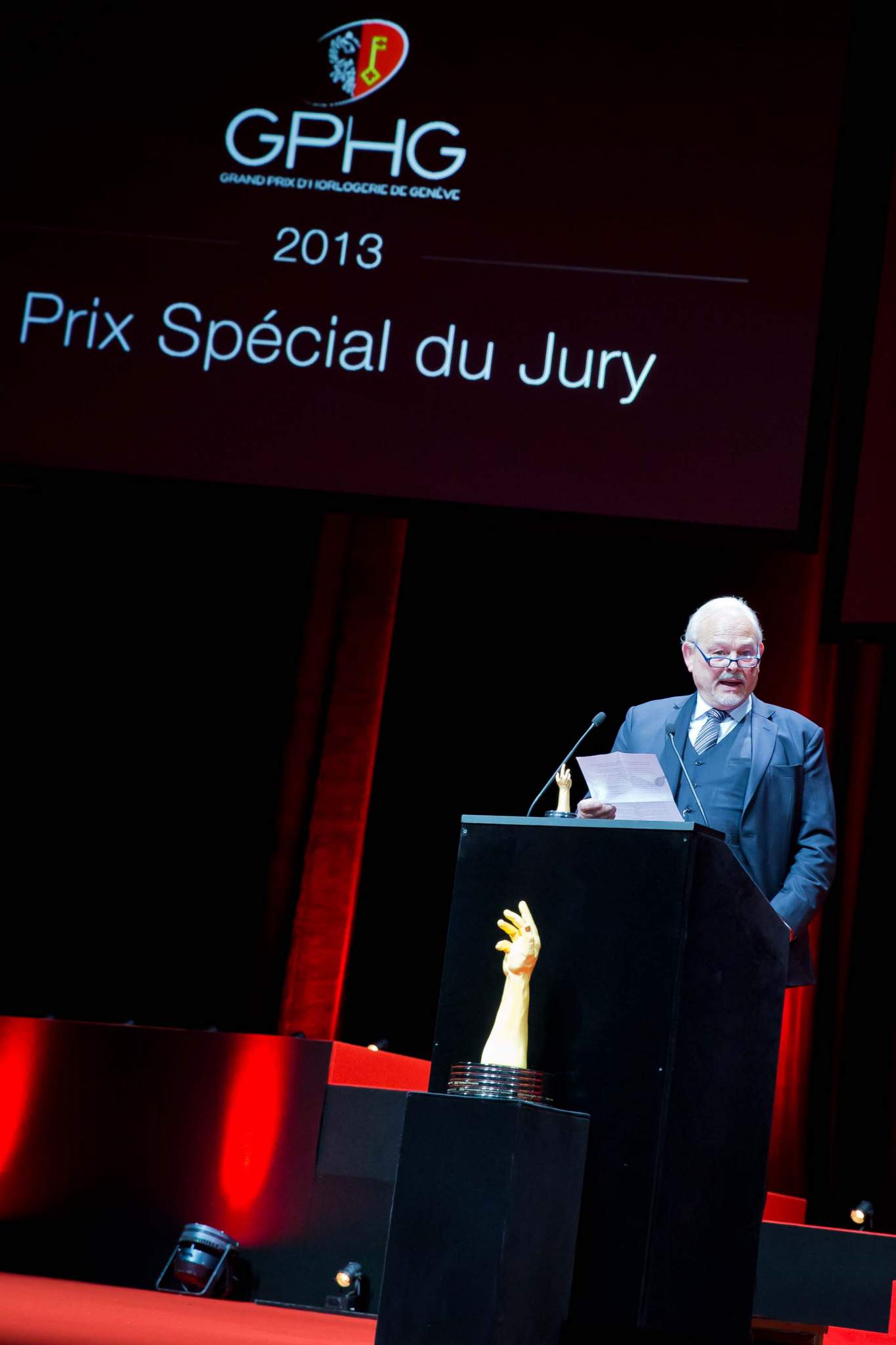 Speech of Philippe Dufour, winner of the Special Jury Prize