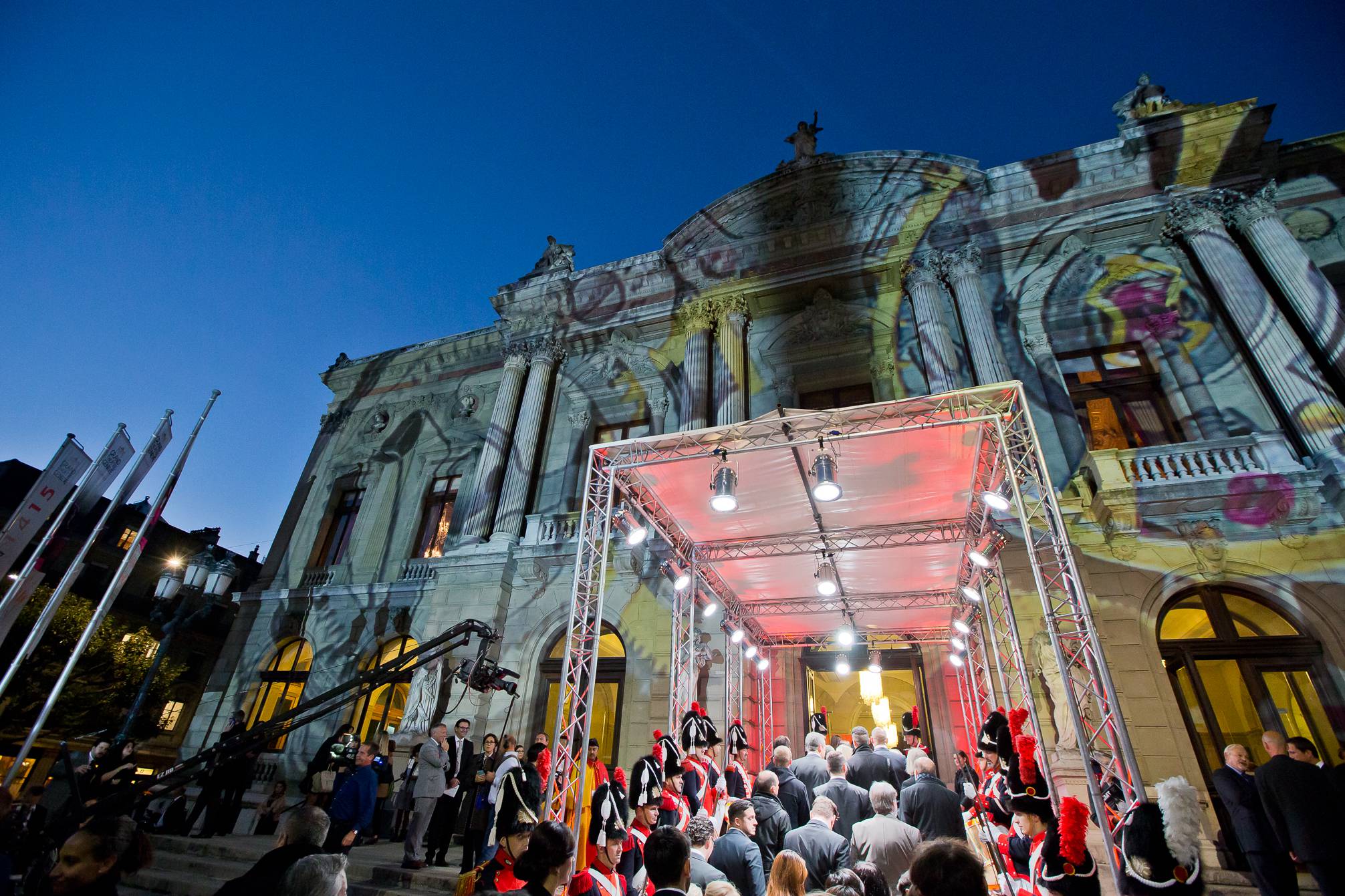 The Grand Théâtre de Genève lit up by Gerry Hofstetter
