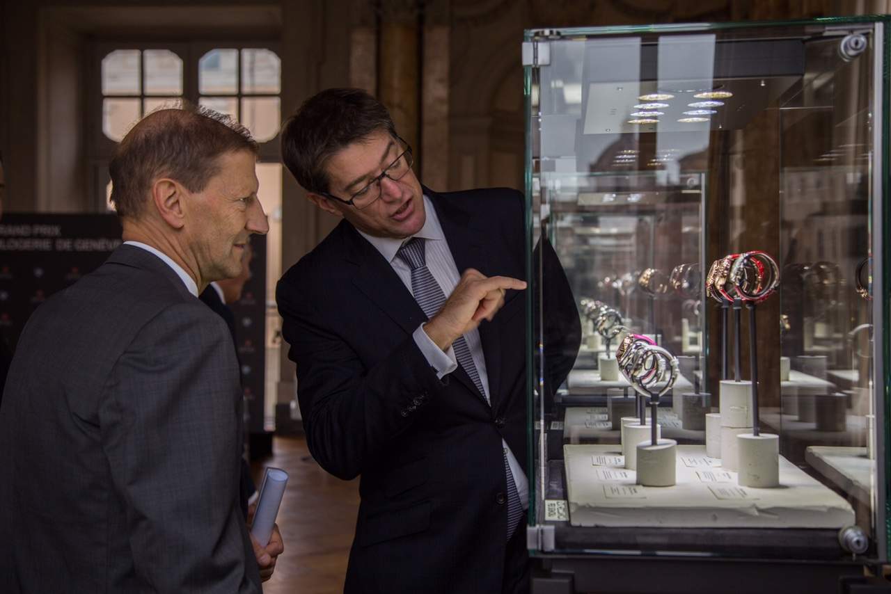 Sua Eccellenza Giancarlo Kessler, Ambasicatore della Svizzera in Italia e Gianfranco Ritschel