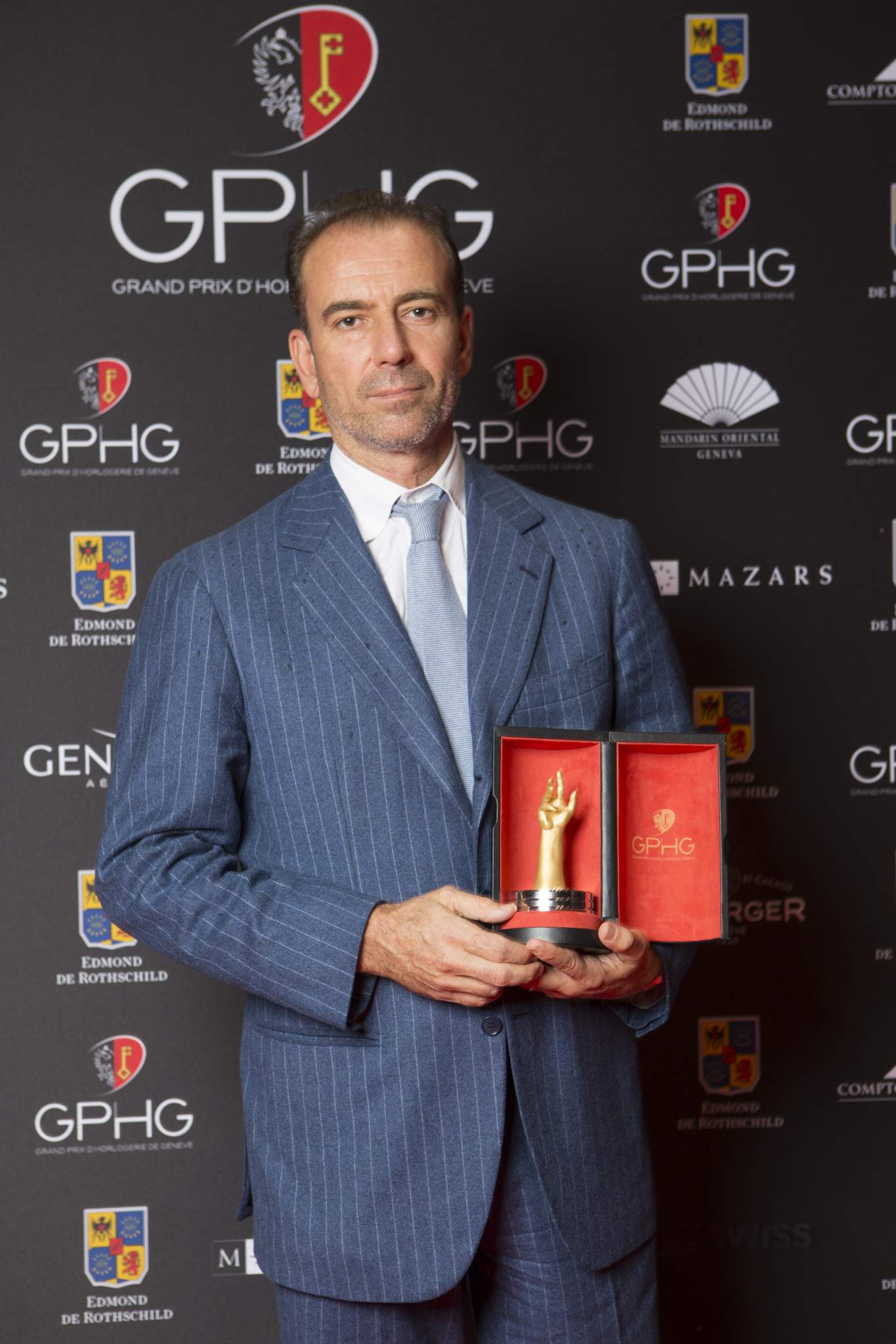 Mario Peserico (CEO of Eberhard &amp; Co, winner of the Sports Watch Prize 2016)
