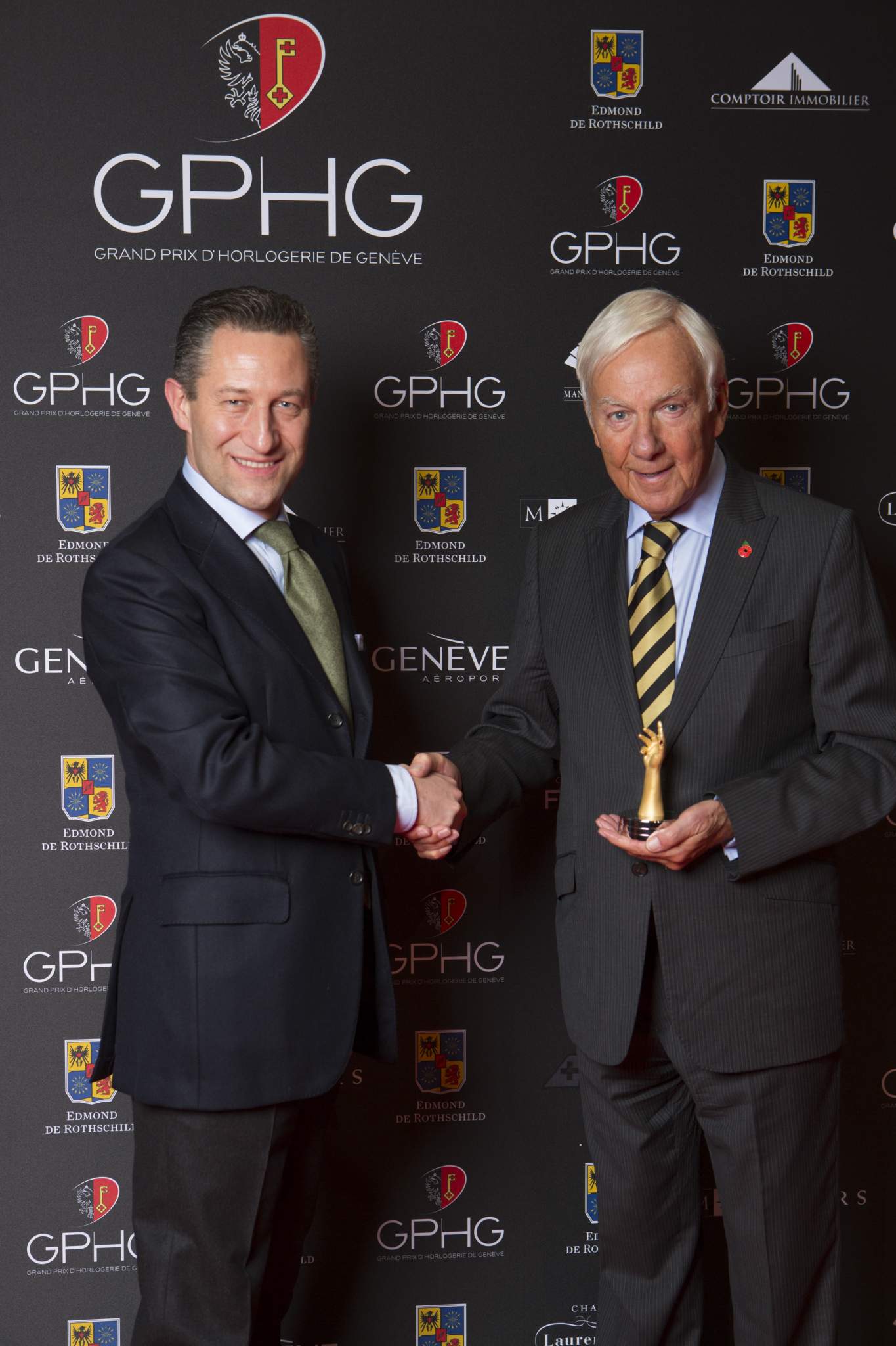 Aurel Bacs (President of the jury) and David Newman (President of The George Daniels Educational Trust)