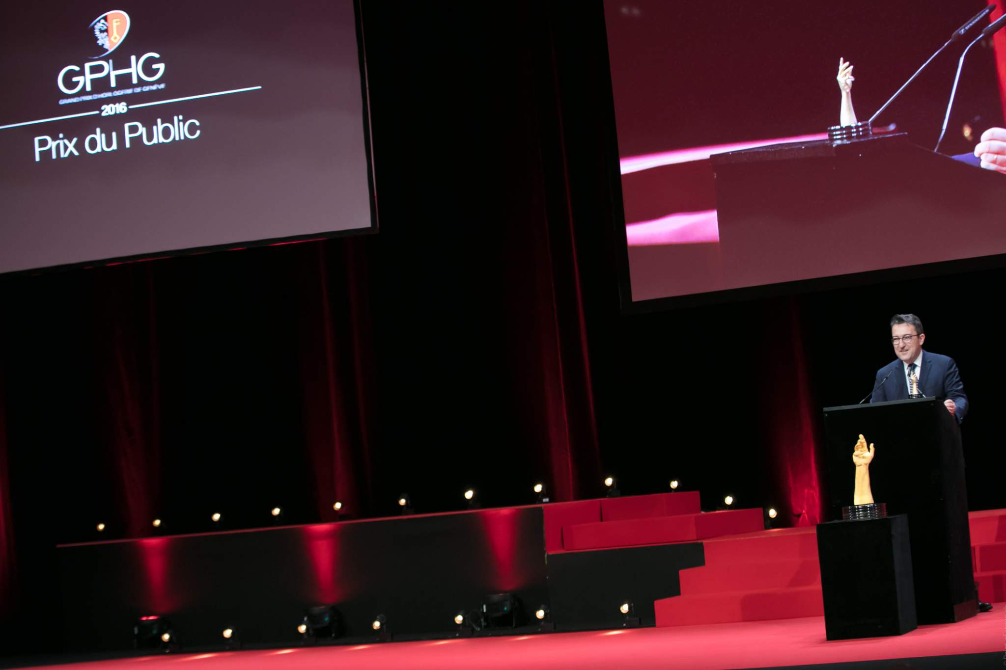 Xavier de Roquemaurel (CEO of Czapek Genève, winner of  the Public Prize 2016)