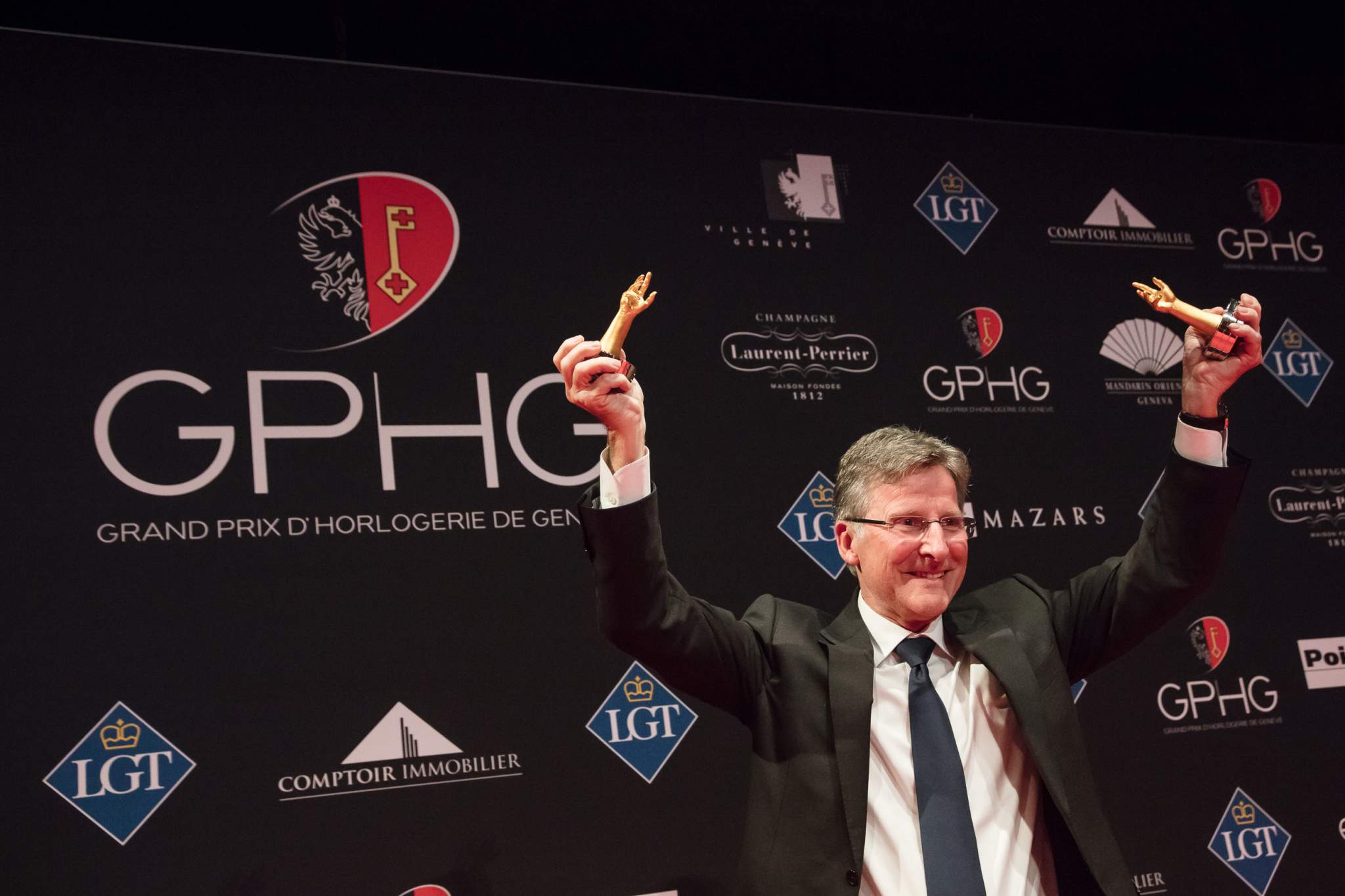 Michel Parmigiani (President and Founder of Parmigiani Fleurier, winner of the Travel Time Watch Prize 2017 and of the Chronograph Watch Prize 2017)