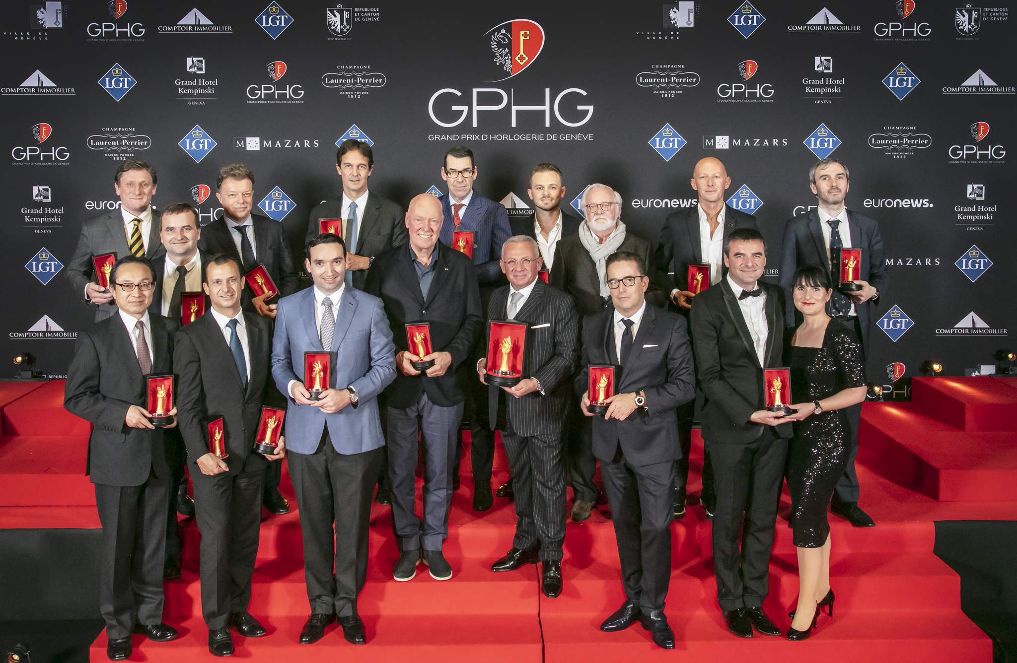Pascal Raffy (Owner of Bovet 1822) Jean-Claude Biver (President non-executive of the LVMH Group Watch division, Chairman of Hublot &amp; Zenith) Uwe Ahrendt (CEO of Nomos Glashütte) Maria &amp; Richard Habring (CEOs and owners of Habring2) Atsushi Kaneko (Director of Seiko Watch Corporation) Rexhep Rexhepi (Watchmaker and Founder of Akrivia) Nicolas Beau (Directeur International Horlogerie et Joaillerie of Chanel) Eric de Rocquigny (Directeur International Operations &amp; Métiers of Van Cleef &amp; Arpels) Laurent Dordet (La Montre Hermès CEO) Laurent Ferrier (Founder) Marco Borraccino (Co-founder and CEO of Singer Reimagined) Pierre Jacques (President and CEO of De Bethune) Stephen Forsey (Co-founder of Greubel Forsey) Konstantin Chaykin (Founder) Rémi Maillat (Founder of Krayon) Christian Selmoni (Style and Heritage Director at Vacheron Constantin )