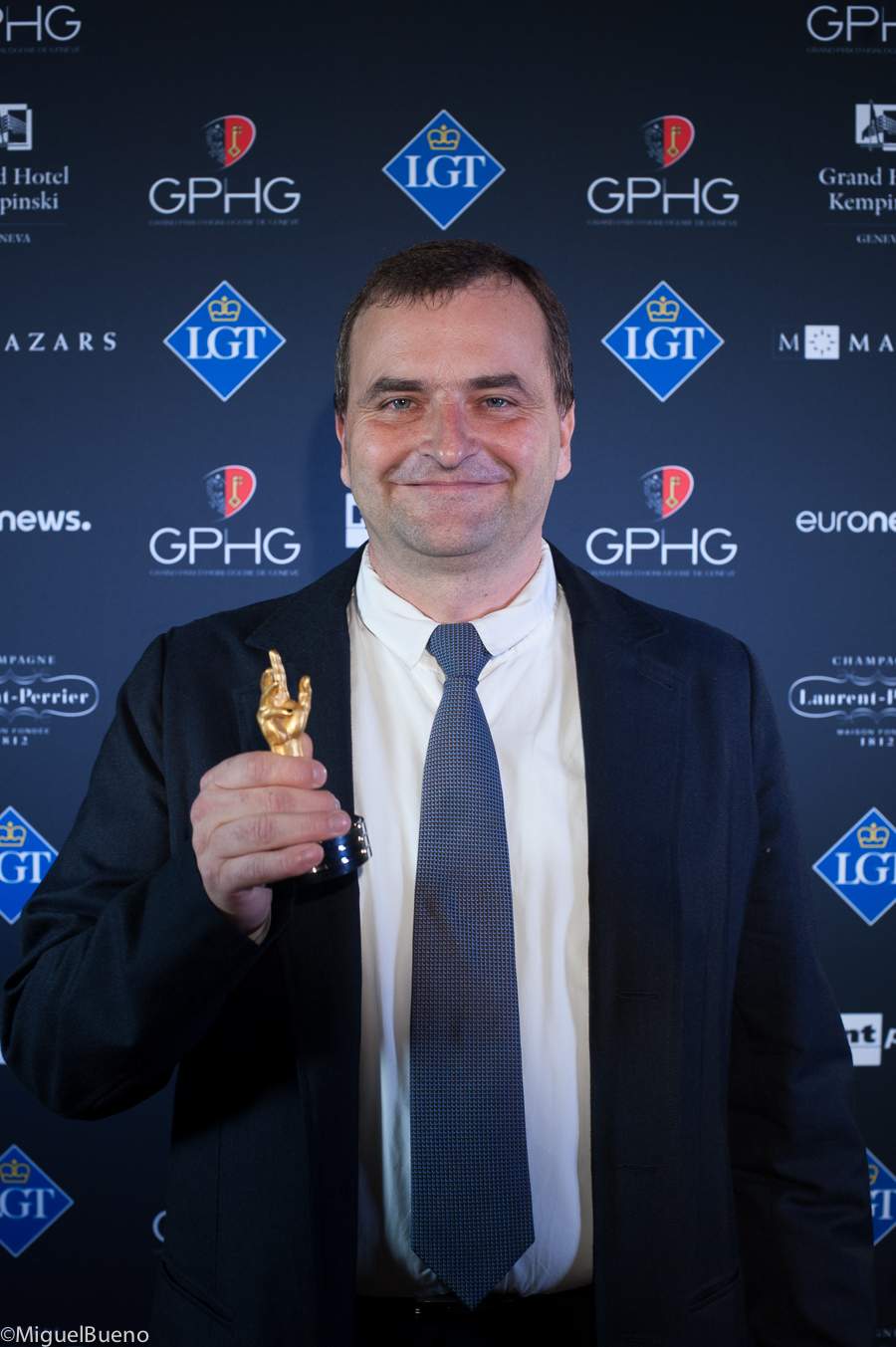 Uwe Ahrendt, CEO of Nomos Glashütte, winner of the Challenge Watch Prize 2018
