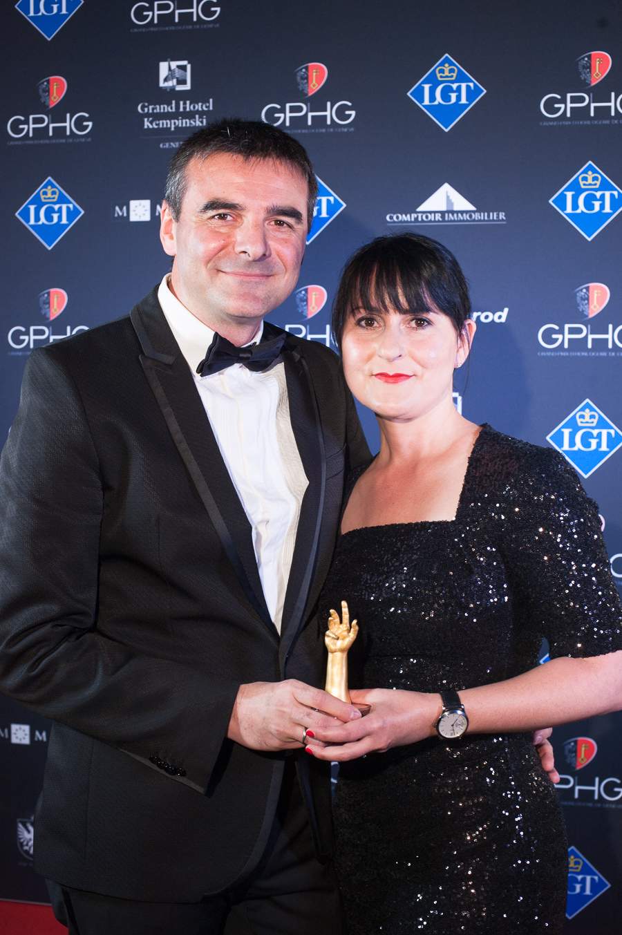 Maria &amp; Richard Habring, CEOs and owners of Habring2, winners of the &quot;Petite Aiguille&quot; Prize 2018