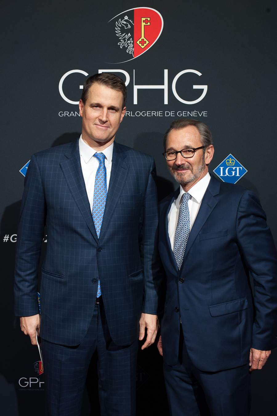 S.A.S. Prince Hubertus von und zu Liechtenstein and Raymond Loretan, President of the GPHG Foundation