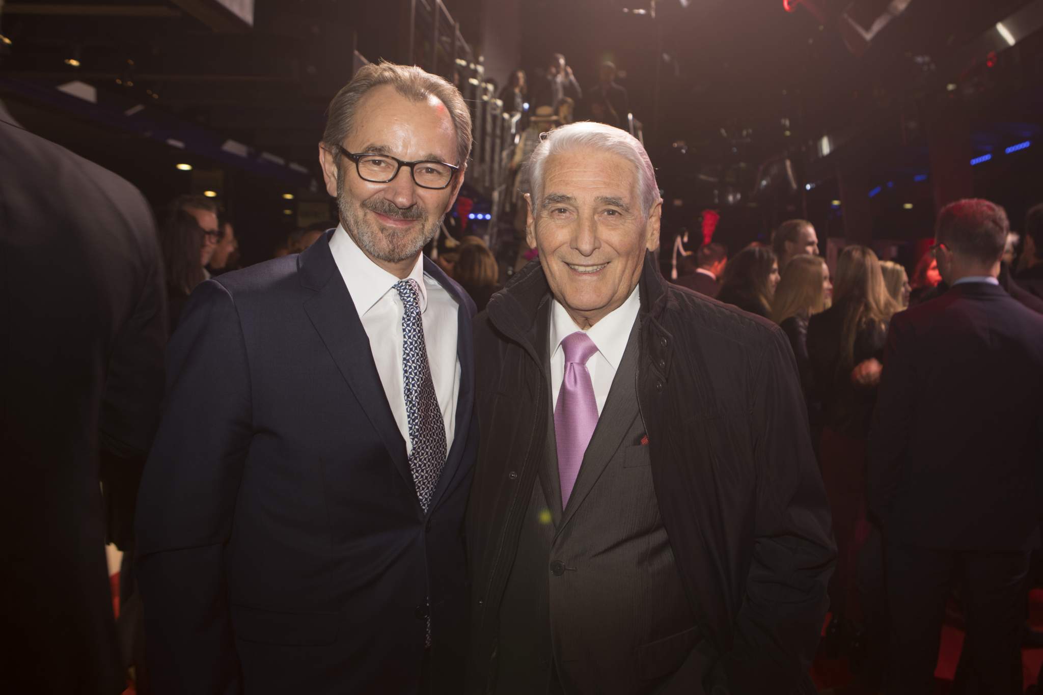 Carlo Lamprecht, former President of the GPHG Foundation and Raymond Loretan, President of the GPHG Foundation