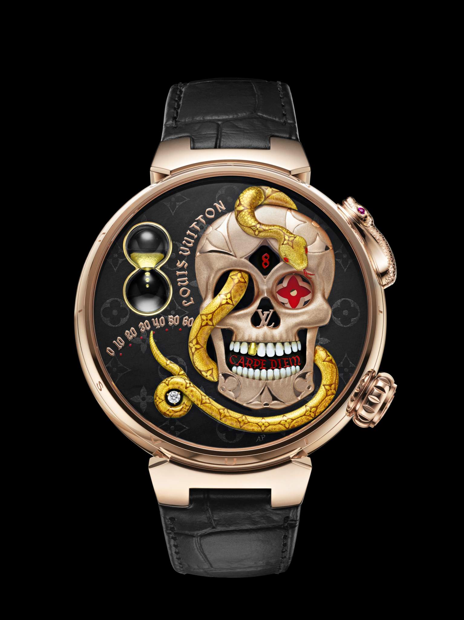 Louis Vuitton, Tambour Carpe Diem, winning watch of the Audacy Prize 2021