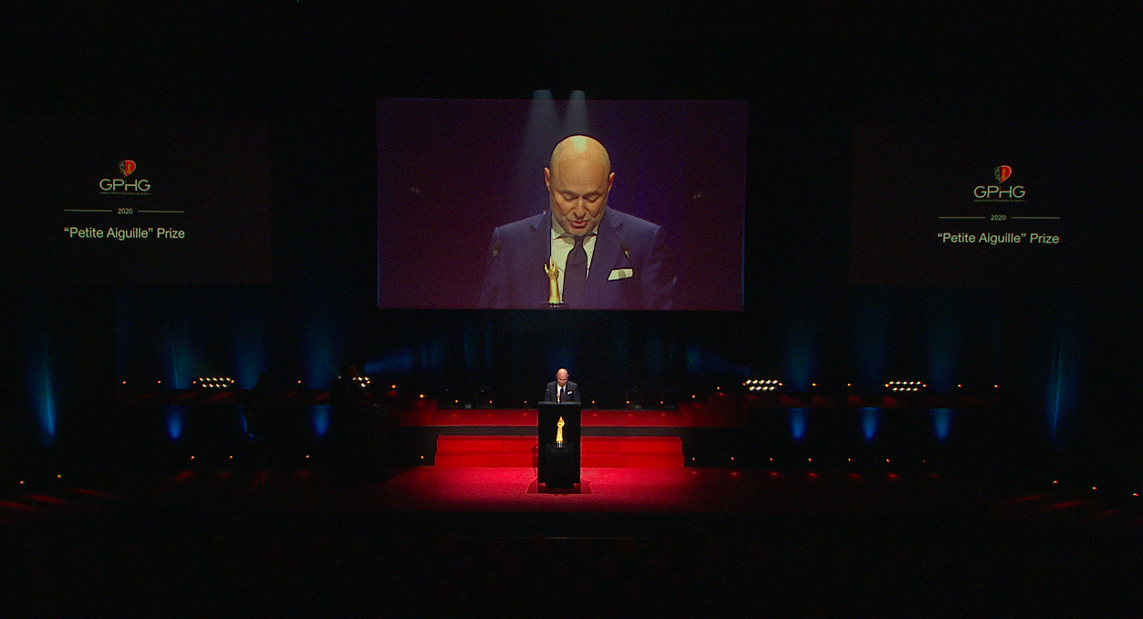 Georges Kern, CEO de Breitling, lauréat du Prix de la Petite Aiguille 2020