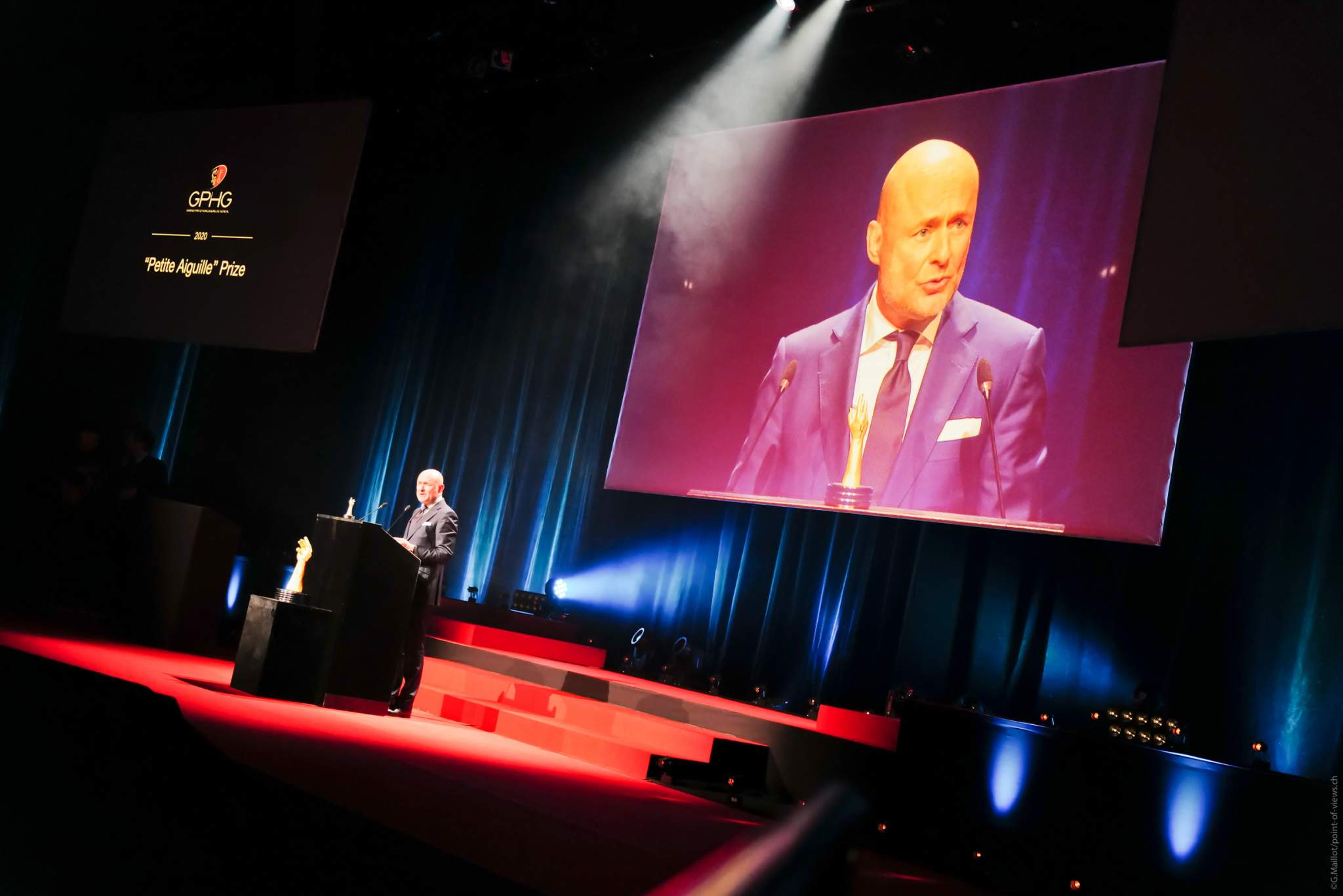 Georges Kern, CEO de Breitling, lauréat du Prix de la Petite Aiguille 2020