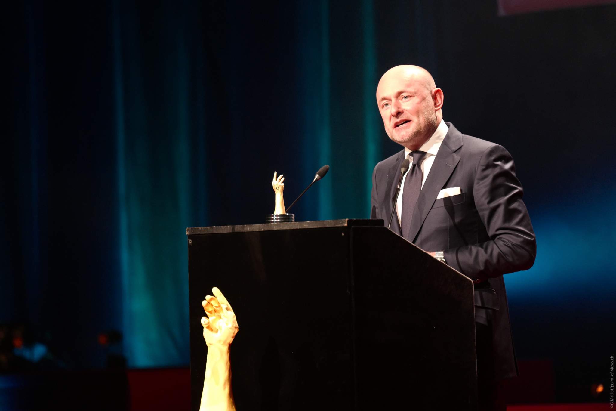 Georges Kern, CEO de Breitling, lauréat du Prix de la Petite Aiguille 2020