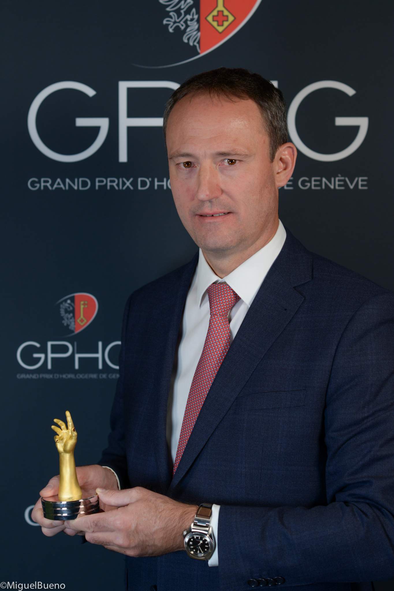 Eric Pirson, Tudor Watches CEO, winner of the Challenge Watch Prize 2019