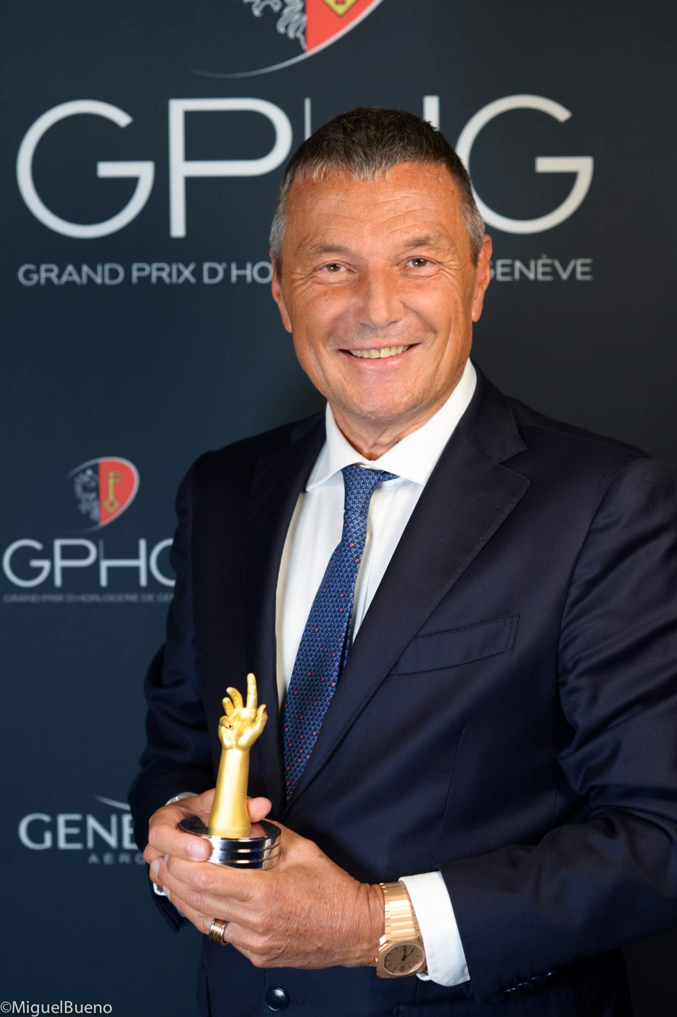 CEO of Bulgari, winner of the Jewellery Watch Prize 2019
