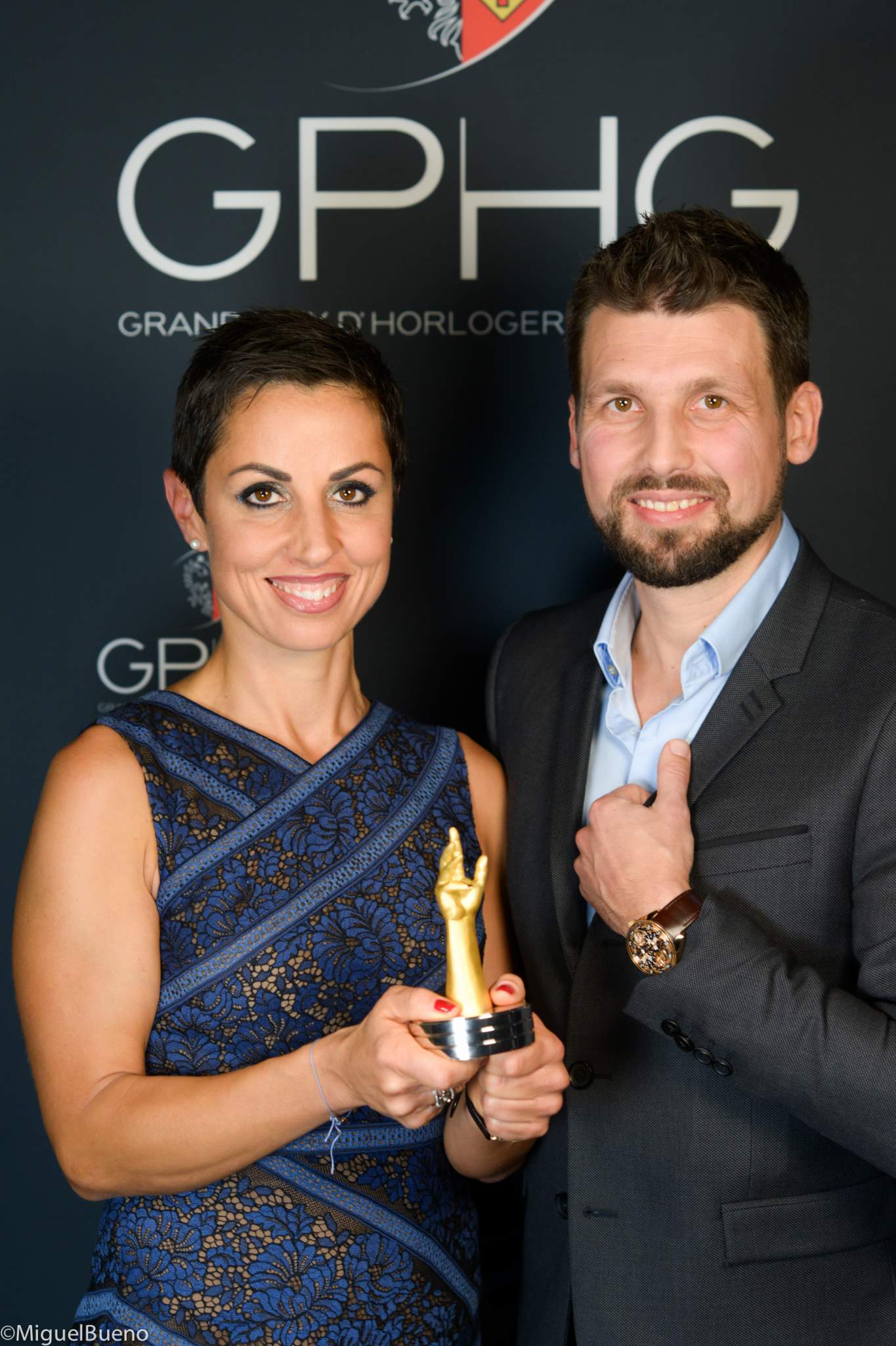Co-founders of Genus, winners of the Mechanical Exception Watch Prize 2019