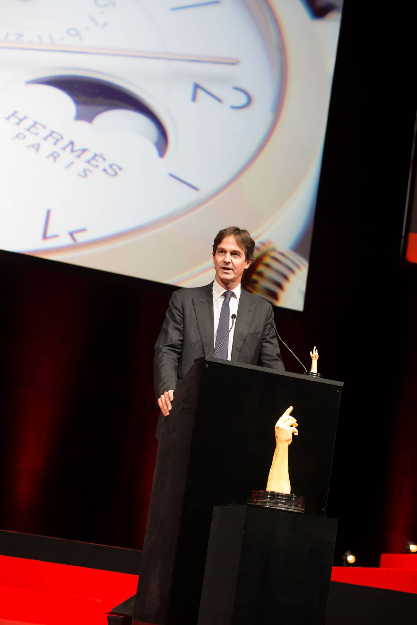 Laurent Dordet (CEO of La Montre Hermès, winner of the Calendar Watch Prize 2015)
