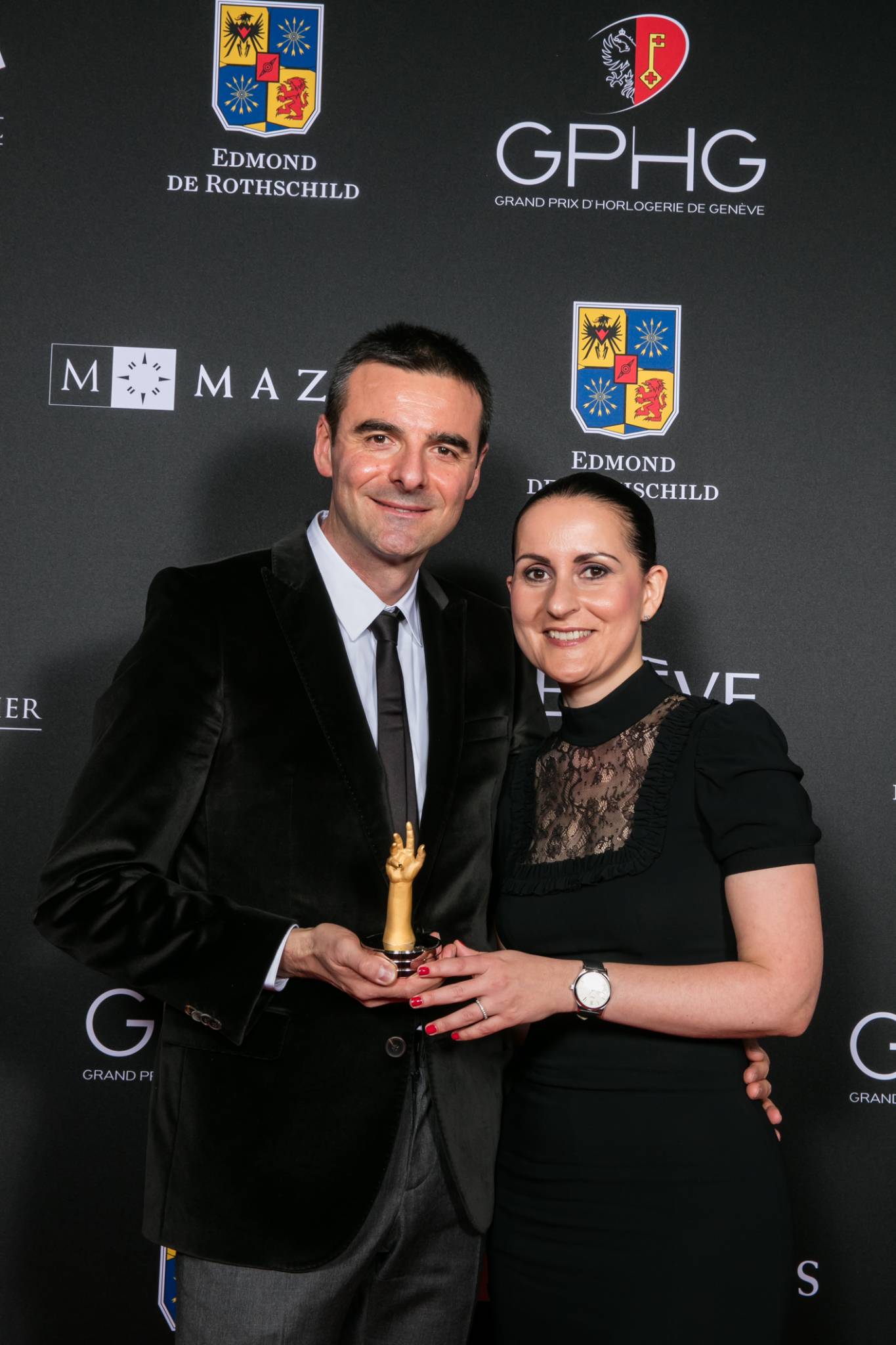 Maria Kristina and Richard Habring (Founders and CEOs of Habring2 , winner of the « Petite Aiguille » Prize 2015)