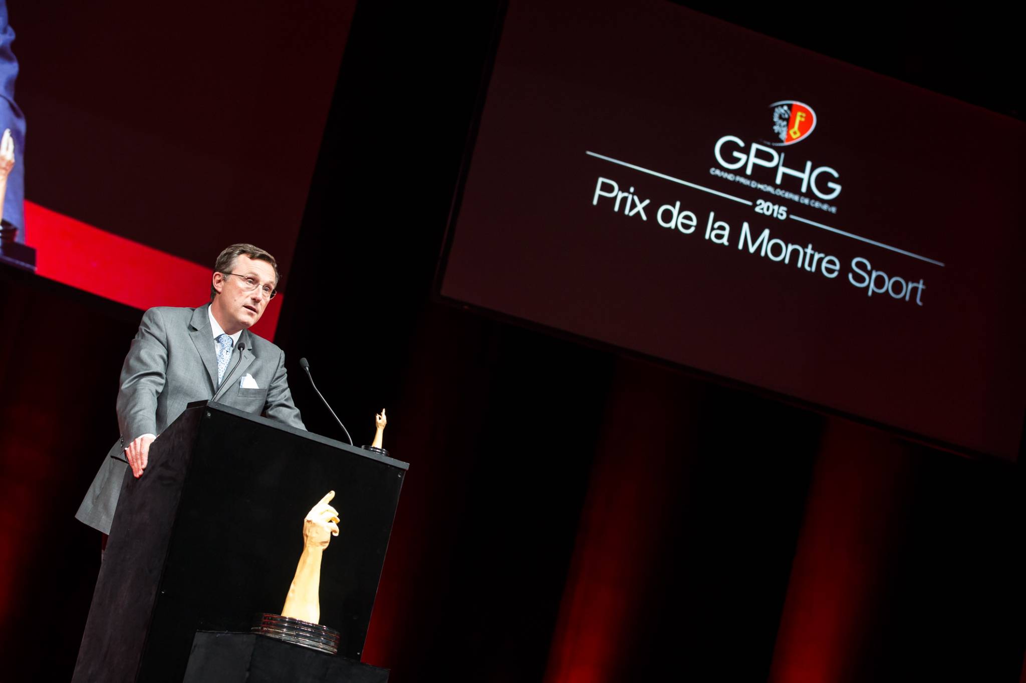 Philippe Peverelli (CEO of Tudor, winner of the Sport Watch Prize 2015)
